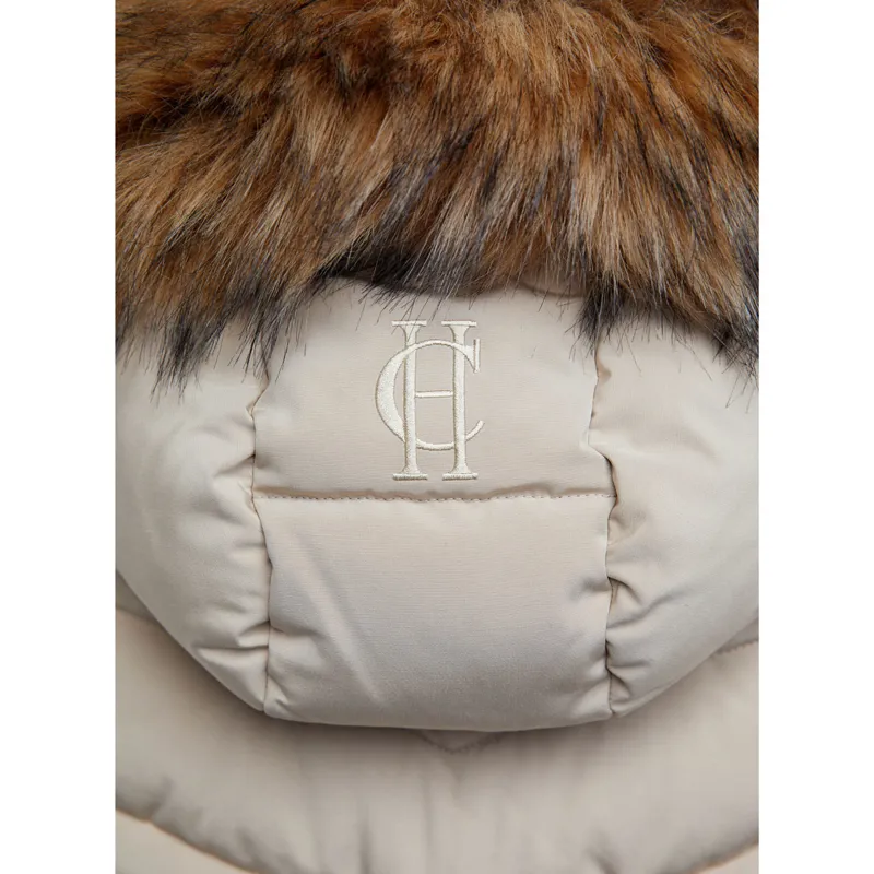 Holland Cooper Chamonix Ladies Long Quilted Jacket - Stone-7