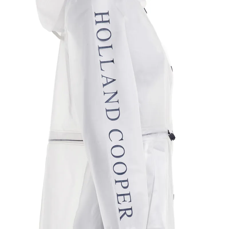 Holland Cooper Manege Waterproof Ladies Long Rain Jacket - Clear-7