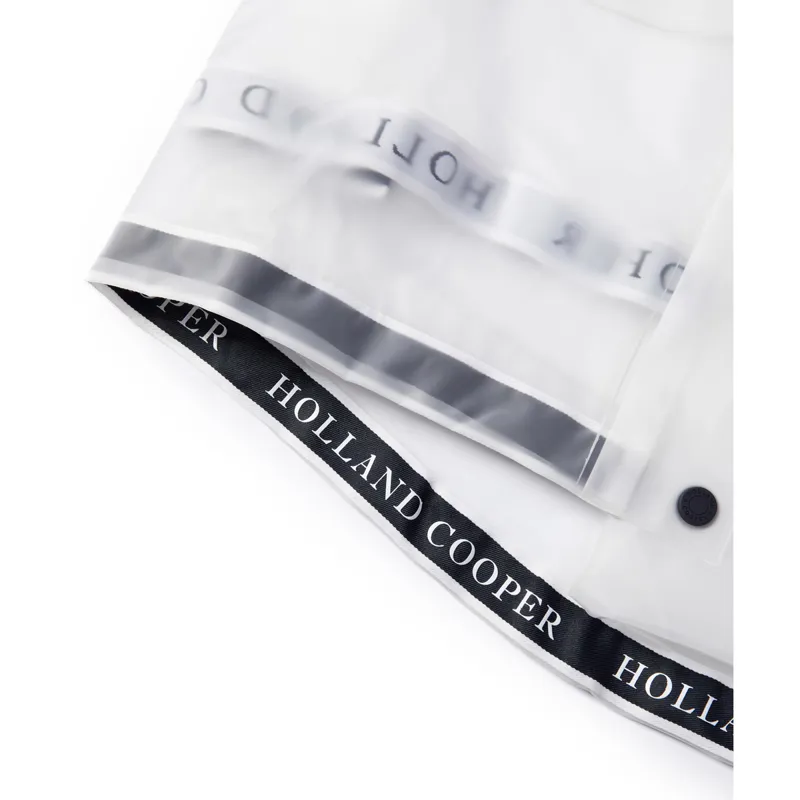 Holland Cooper Manege Waterproof Ladies Long Rain Jacket - Clear-9