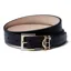 Holland Cooper Slim Logo Leather Belt - Black