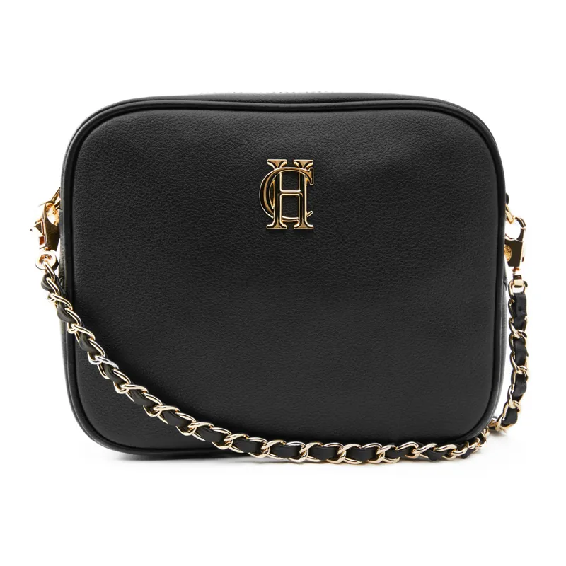 Holland Cooper Soho Camera Bag - Black Leather