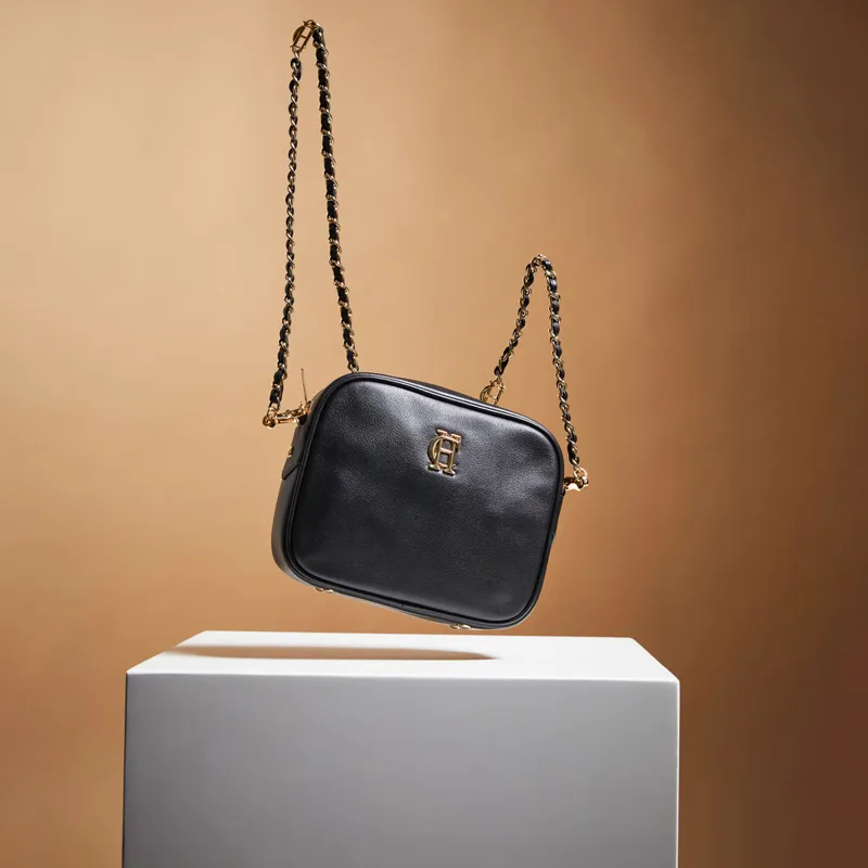 Holland Cooper Soho Camera Bag - Black Leather-3