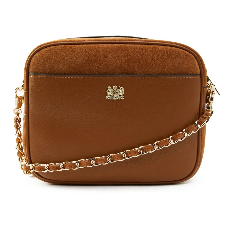 Holland Cooper Soho Camera Bag - Tan Suede-1