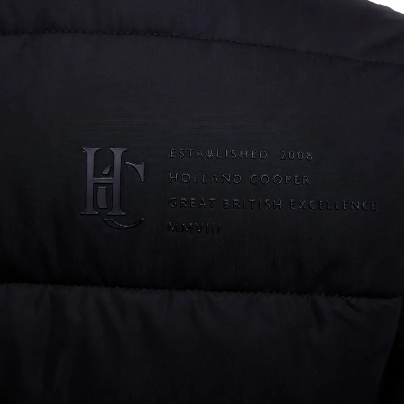 Holland Cooper Stoneleigh Womens Longline Quilted Coat - Black-5