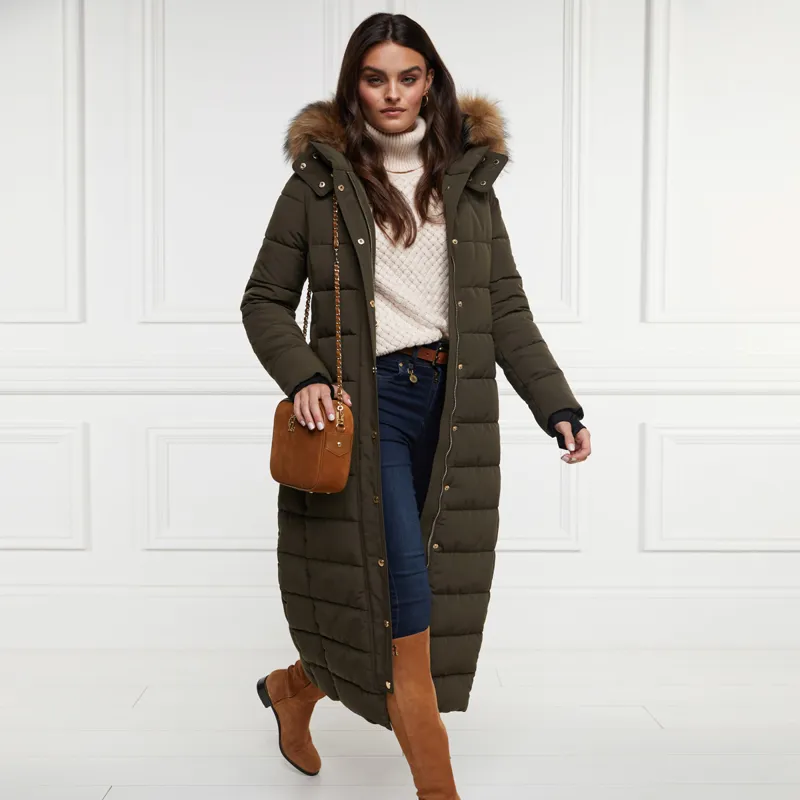 Chatham longline padded jacket with removable hood shop