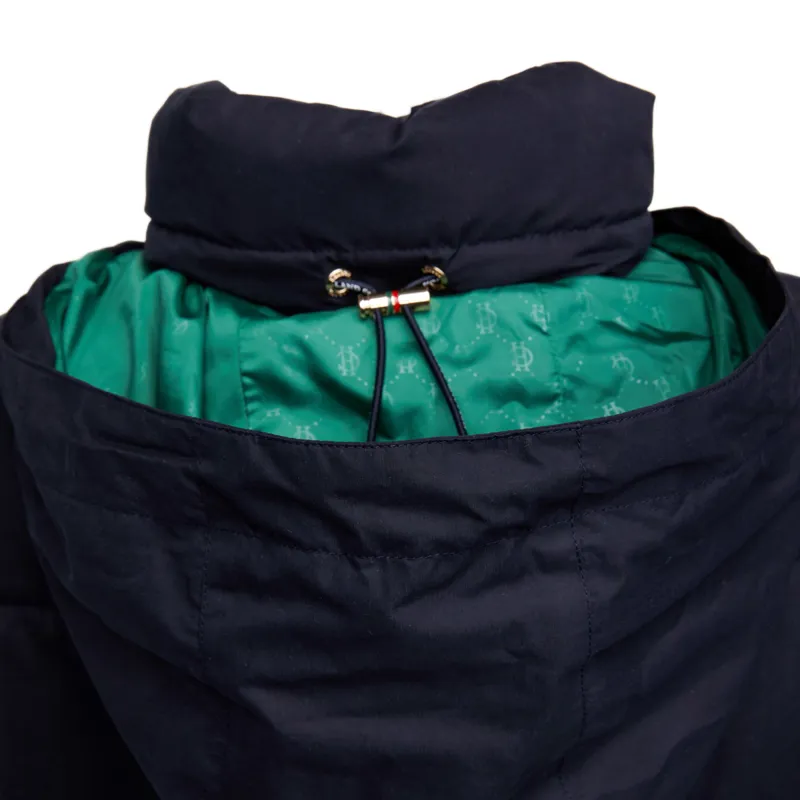 Holland Cooper Team Hooded Ladies Padded Jacket - Ink Navy-5