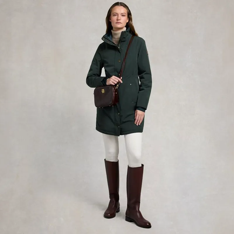 Holland Cooper Team Womens Waterproof Coat - Ivy Green-1