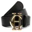Holland Cooper Classic Belt - Black/Gold