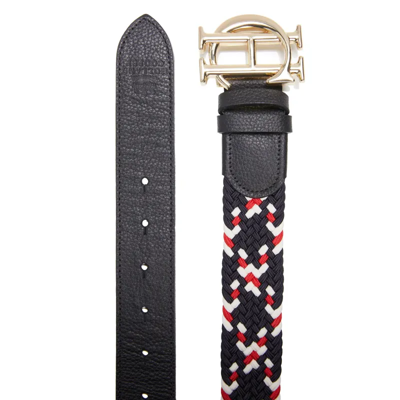 Holland Cooper Heritage Belt - Navy Tri-Colour-1
