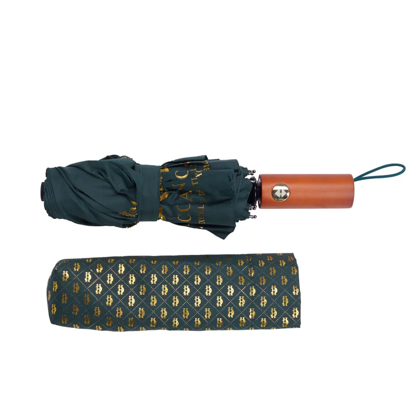 Holland Cooper Mini Umbrella - Racing Green-8