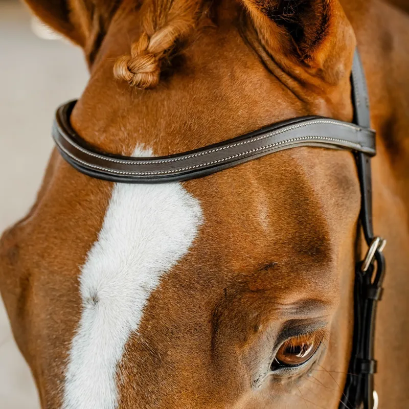 Horseware Micklem Competition Bridle - Dark Havana-5