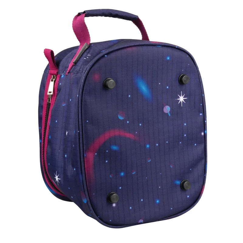 Hy Equestrian Out Of This World Riding Hat Bag - Navy/Magenta-2