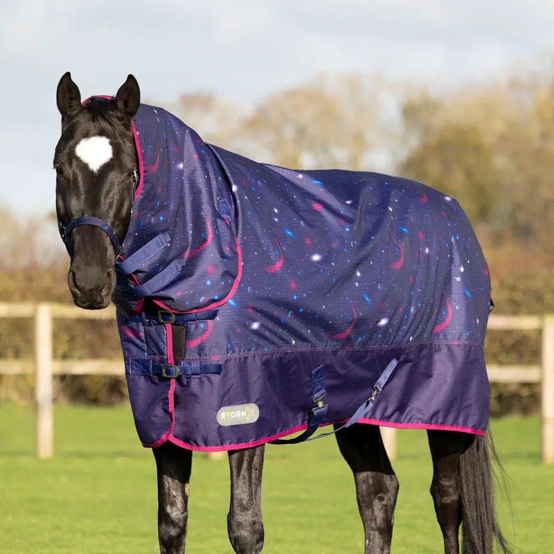 StormX Original 200g Combo Neck Turnout Rug - Out Of This World -1