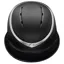 Charles Owen Halo Luxe Riding Hat - Black Matt/Platinum