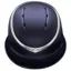 Charles Owen Halo Luxe Riding Hat - Navy Matt/Platinum