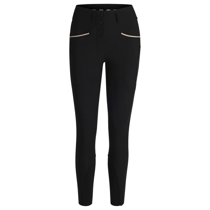 BOSS Equestrian Hailey Winter Full Grip Womens Breeches - Black-4