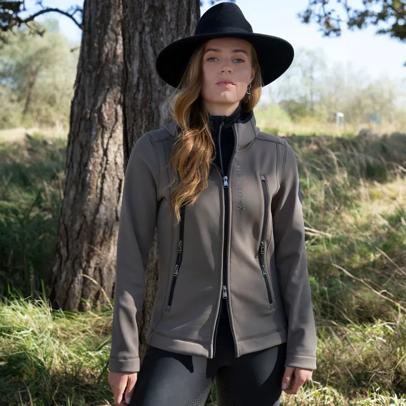 HV Polo Hailey Ladies Tech Shell Jacket - Stone-3