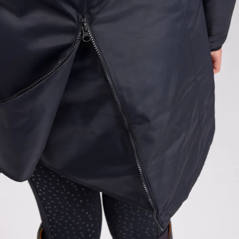 Aubrion Halcyon Ladies Mid Length Waterproof Jacket - Charcoal-11