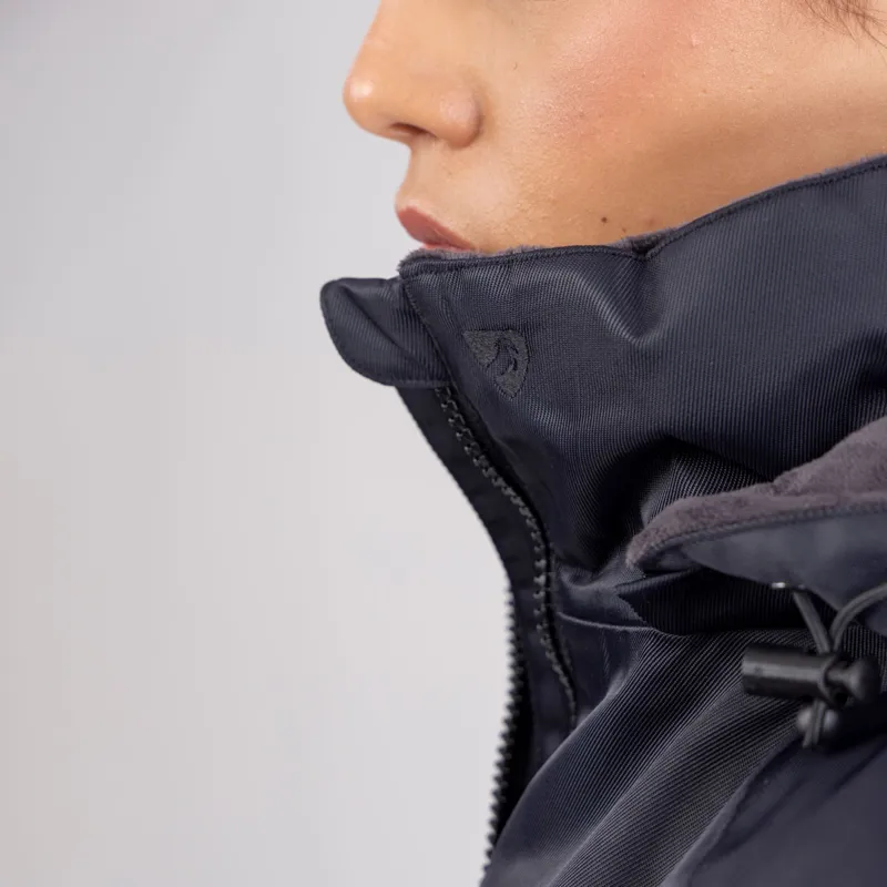 Aubrion Halcyon Ladies Mid Length Waterproof Jacket - Charcoal-7