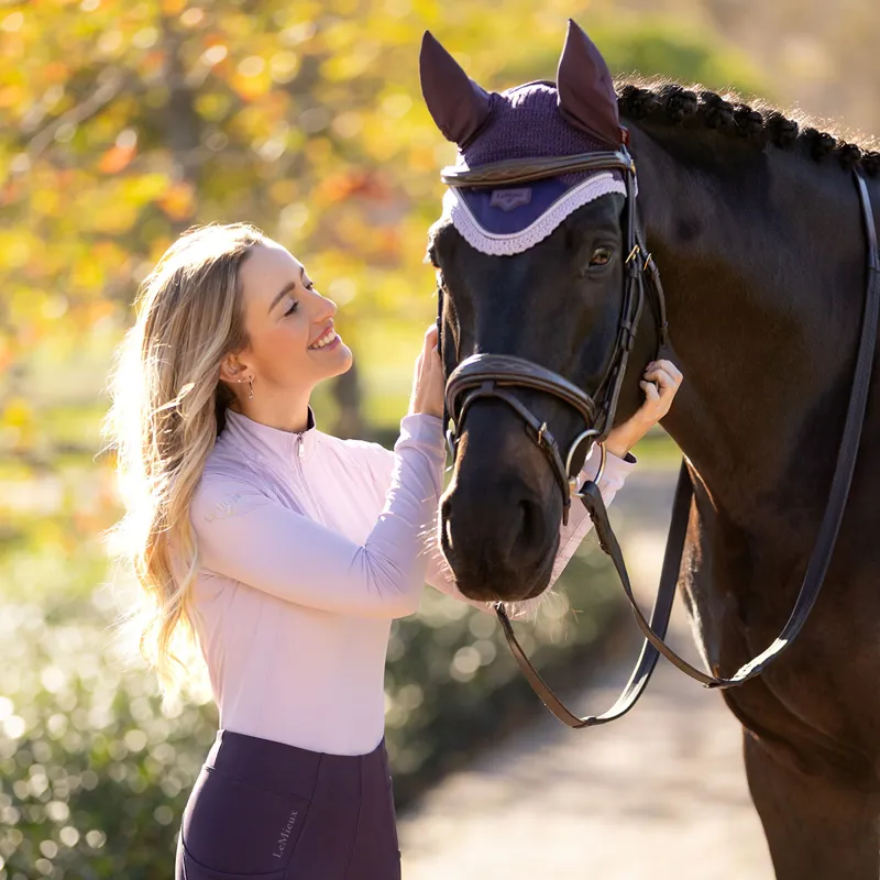 LeMieux Halle Ladies Lightweight Base Layer - Lilac-5
