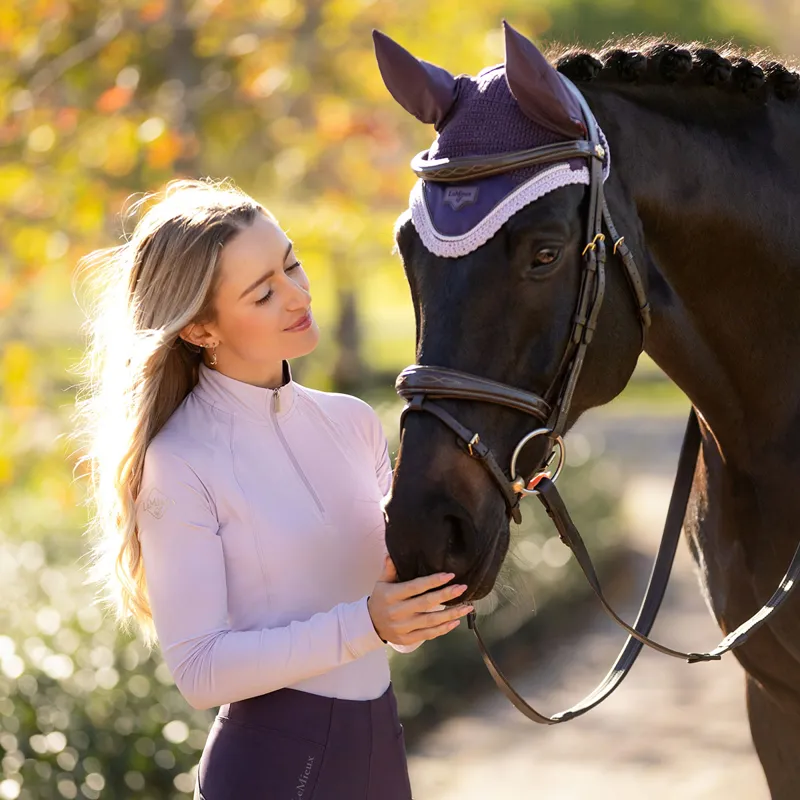 LeMieux Halle Ladies Lightweight Base Layer - Lilac-3
