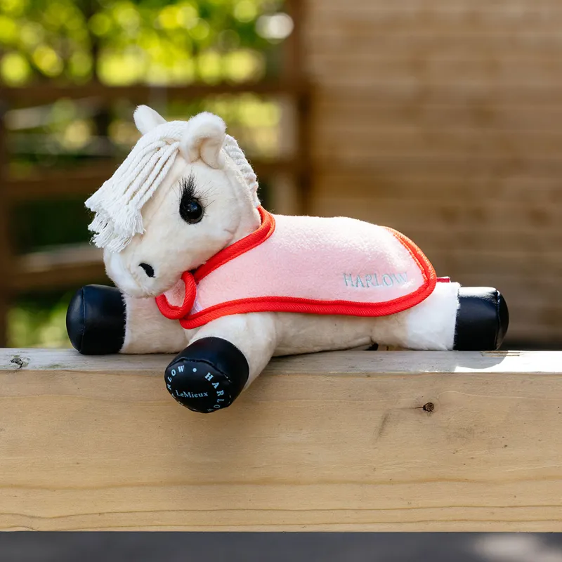 LeMieux Harlow Tiny Beanie Pony Rugs 2 Pack - Softmint/Coral Crush-4