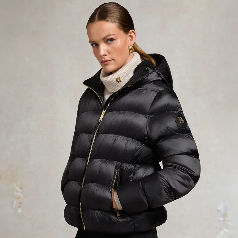 Holland Cooper Harrow Padded Womens Jacket - Deep Black-1