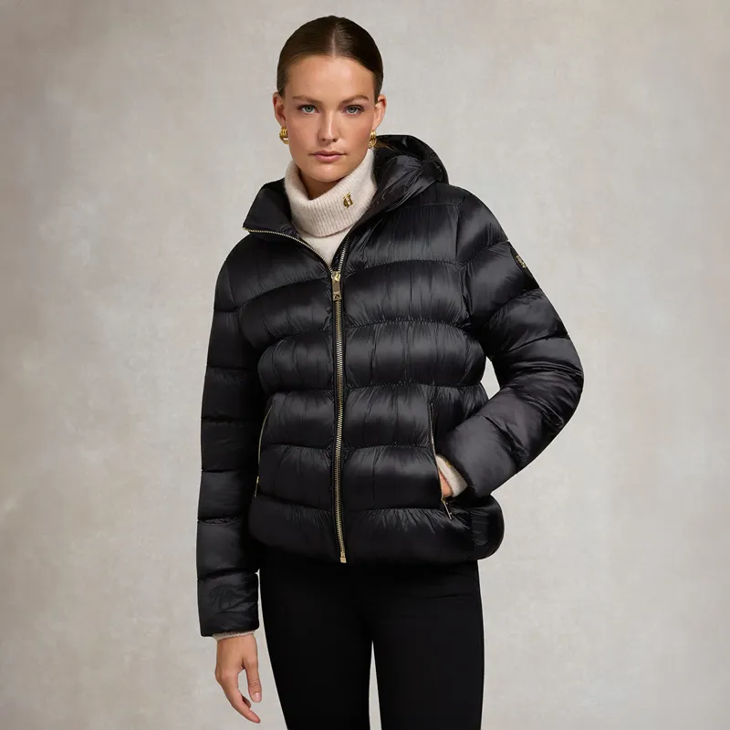 Holland Cooper Harrow Padded Womens Jacket - Deep Black