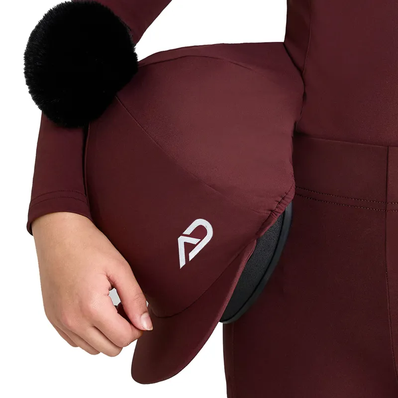 Aztec Diamond Young Rider Hat Silk - Cherry