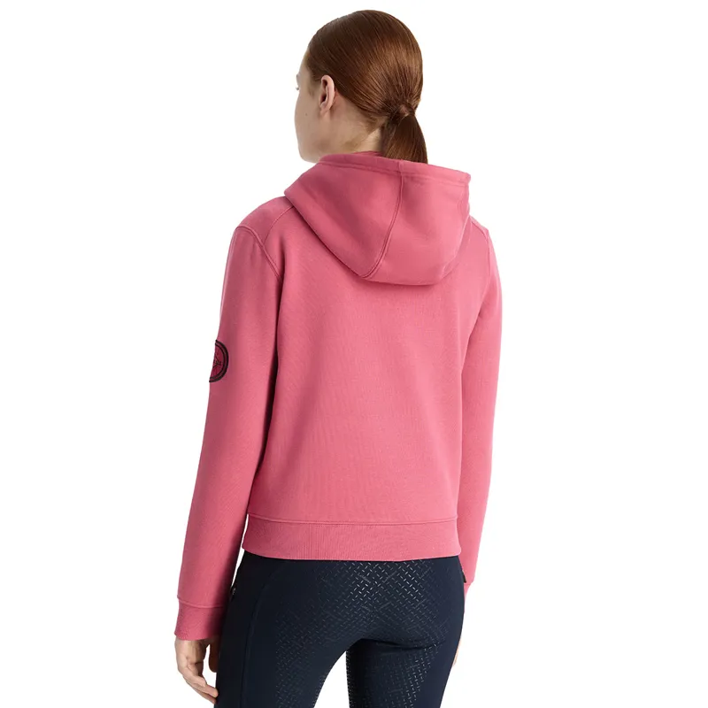 LeMieux Young Rider Hettie Half Zip Hoodie - Cranberry-3