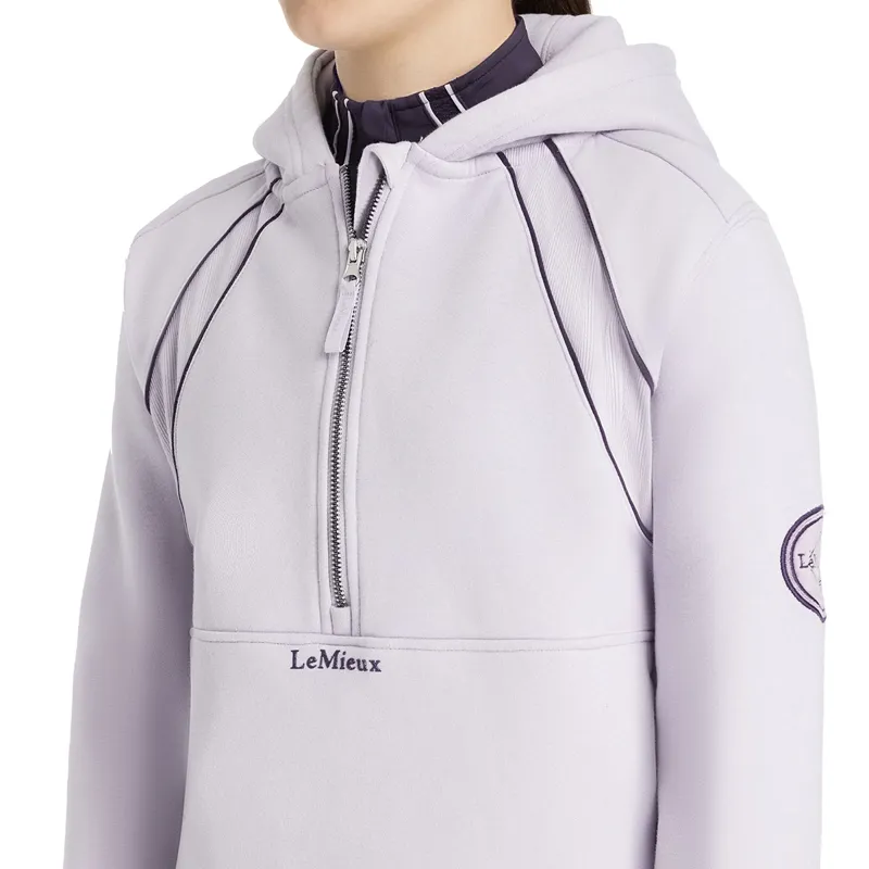 LeMieux Young Rider Hettie Half Zip Hoodie - Lilac-4