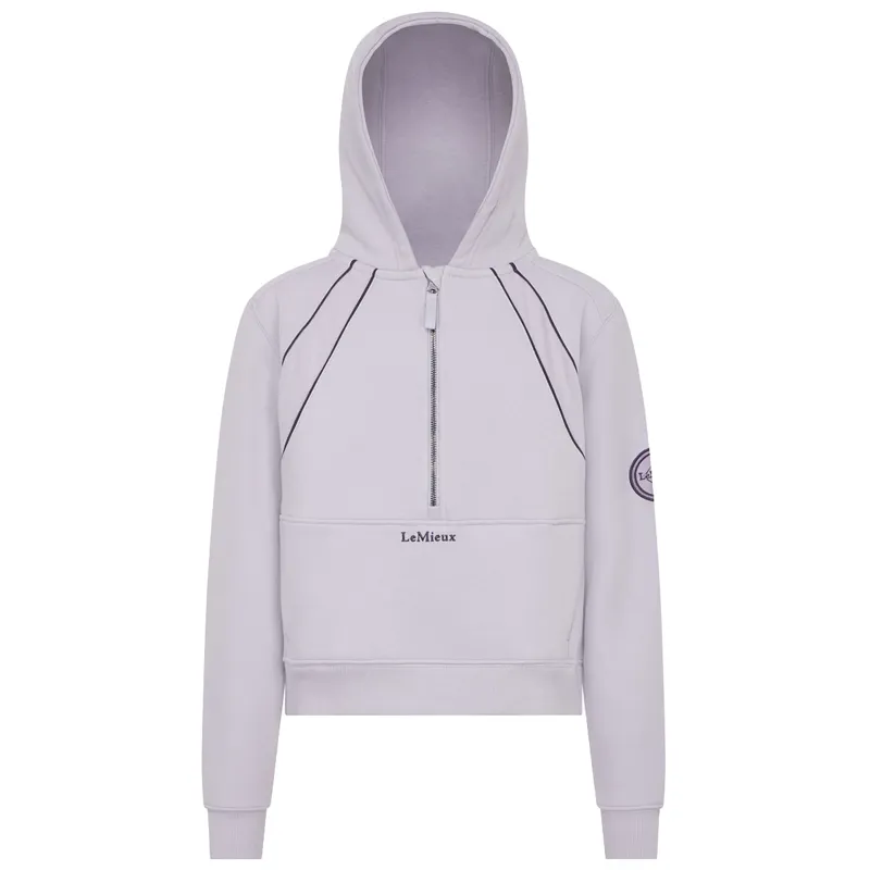 LeMieux Young Rider Hettie Half Zip Hoodie - Lilac-2
