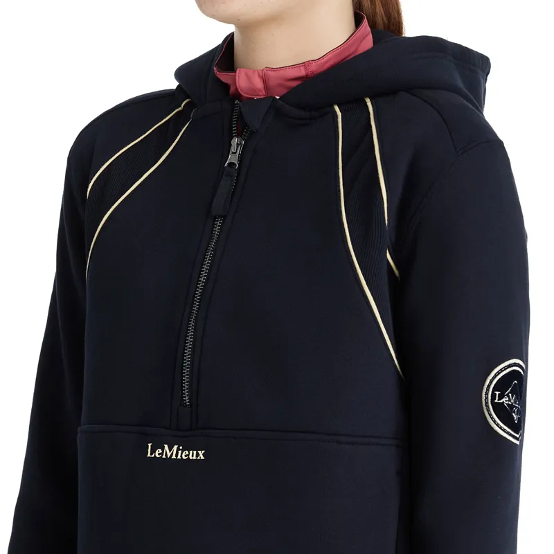 LeMieux Young Rider Hettie Half Zip Hoodie - Navy-4