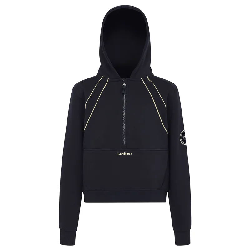 LeMieux Young Rider Hettie Half Zip Hoodie - Navy-2
