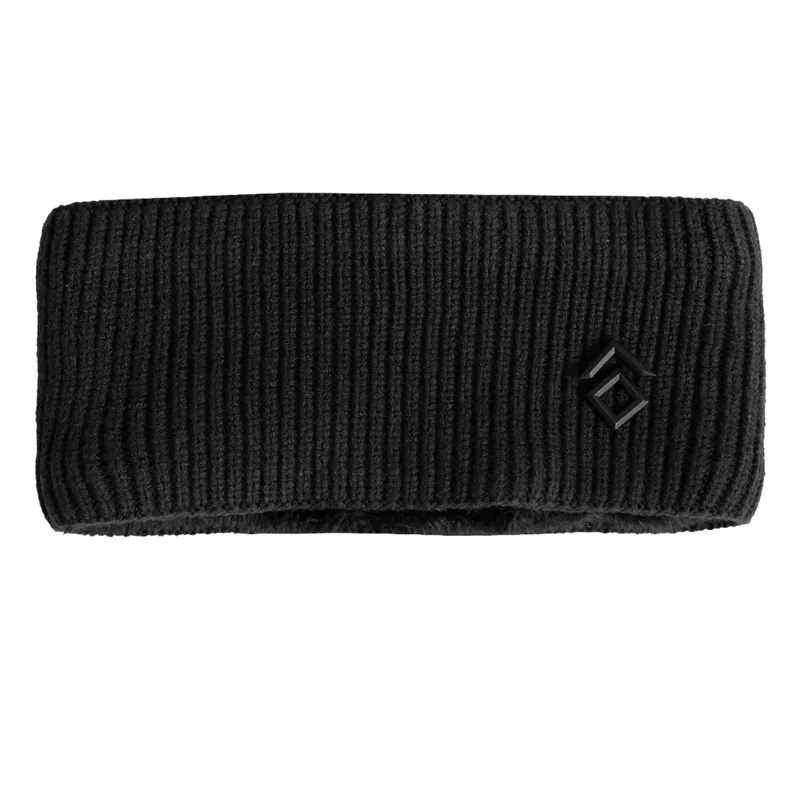 Aztec Diamond Knitted Headband - Black-3