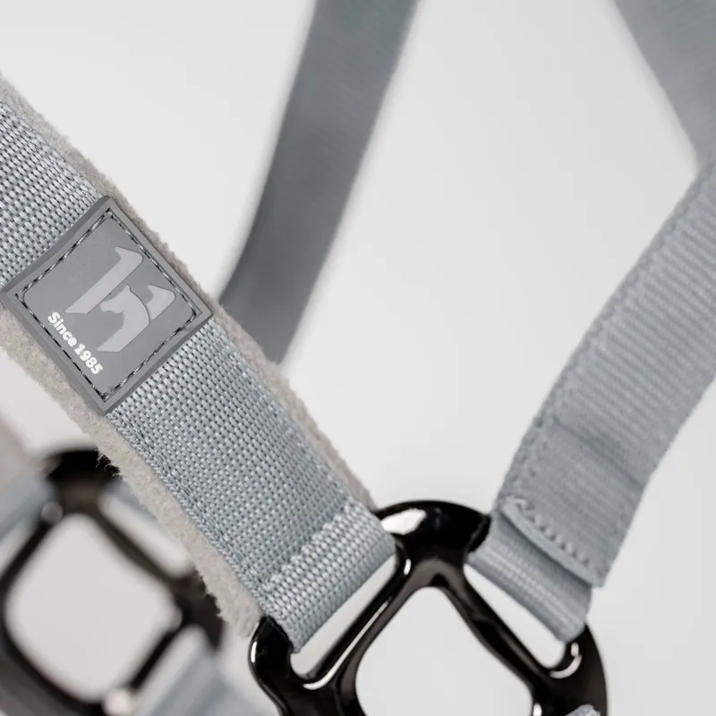 Horseware Newmarket Headcollar and Lead Rope - Witney Charcoal-2