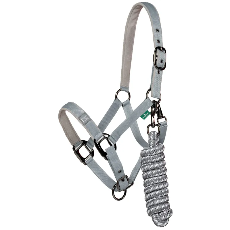 Horseware Newmarket Headcollar and Lead Rope - Witney Charcoal