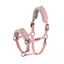 Eskadron Platinum Double Pin Faux Fur Headcollar - Soft Rouge