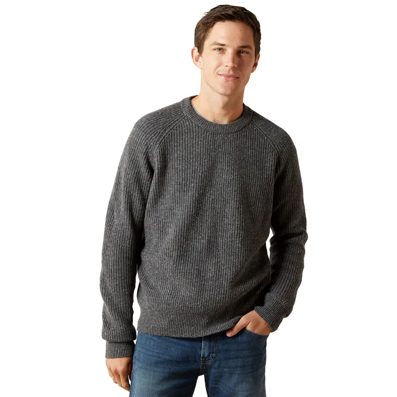 Ariat Country Heddon Mens Sweater - Charcoal-1