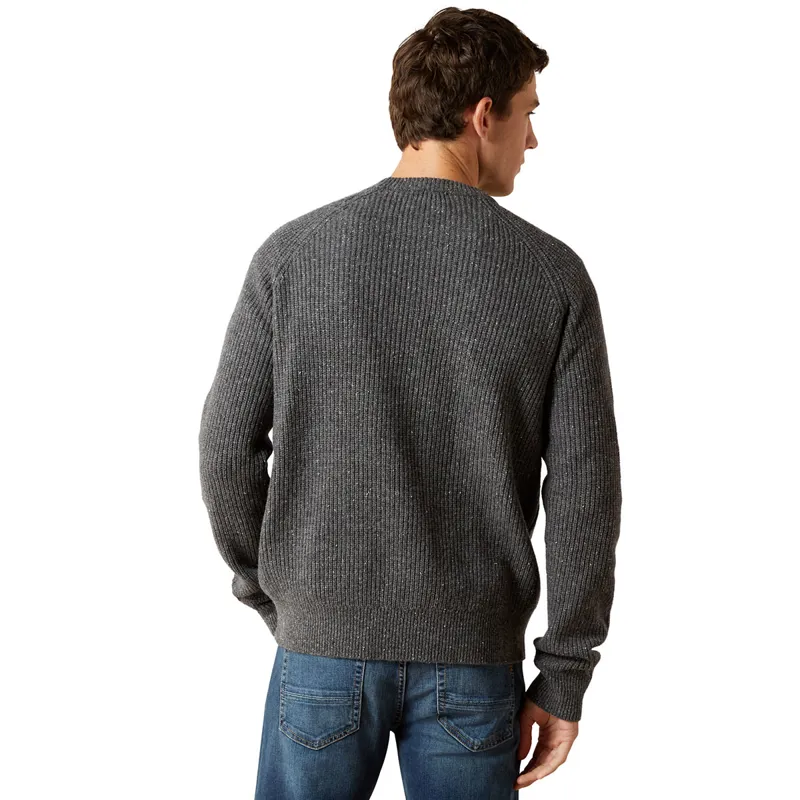 Ariat Country Heddon Mens Sweater - Charcoal-2