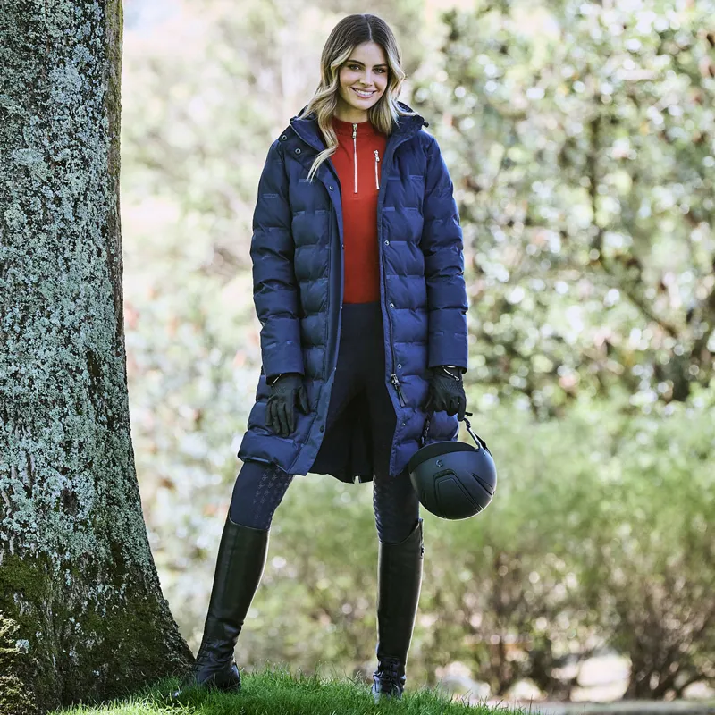 WeatherBeeta Helsinki Heat Seal Ladies Quilted Jacket - Navy Iris-10