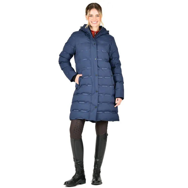 WeatherBeeta Helsinki Heat Seal Ladies Quilted Jacket - Navy Iris-11