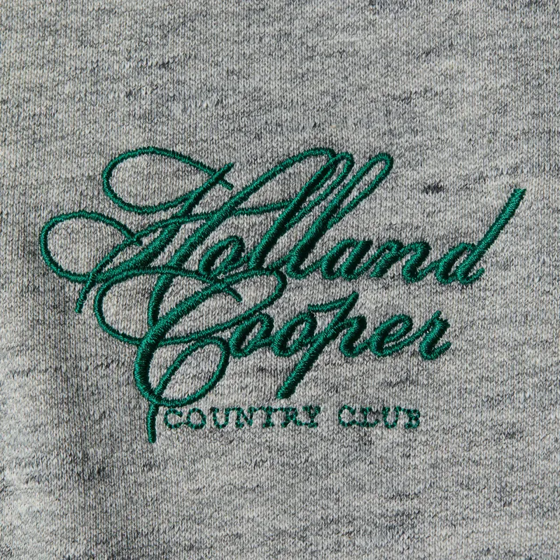 Holland Cooper Henley Country Club Ladies Quarter Zip - Grit Marl-5