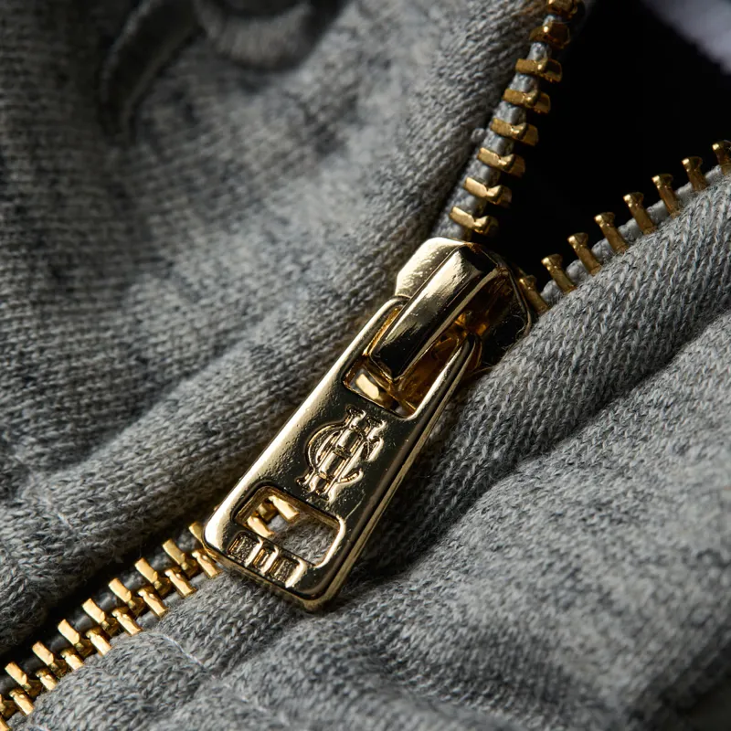 Holland Cooper Henley Country Club Ladies Quarter Zip - Grit Marl-6