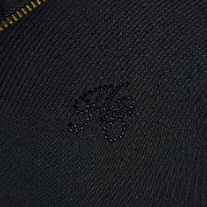 Holland Cooper Henley Training Womens Quarter Zip - Black-3