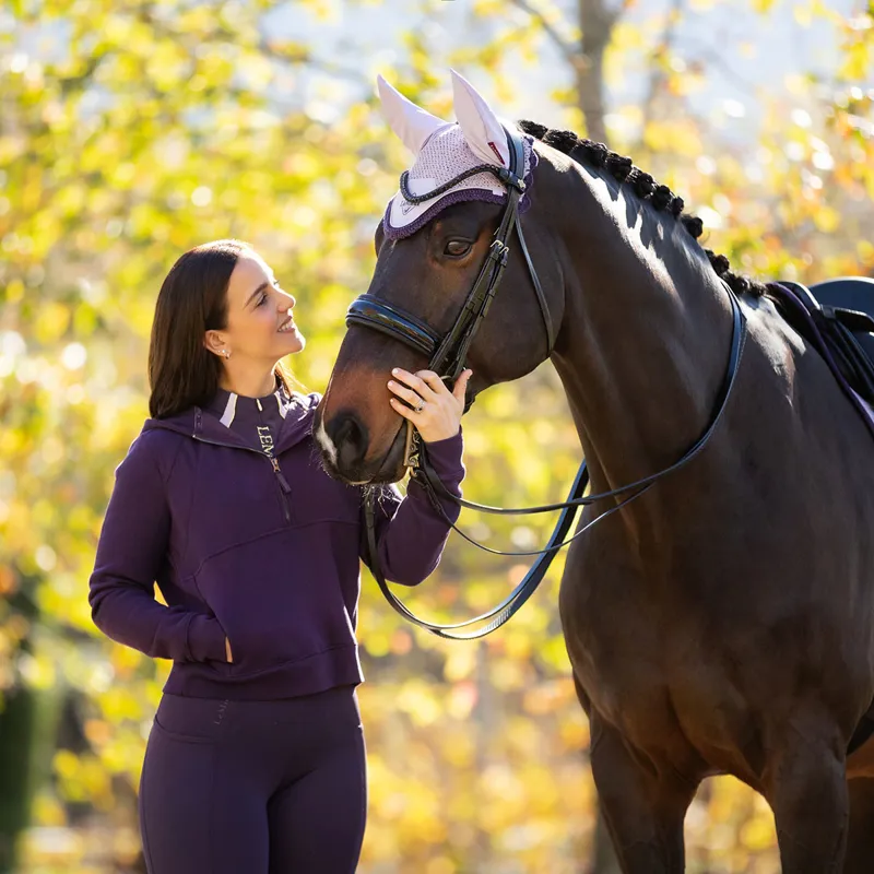 LeMieux Henrietta Womens 1/2 Zip Hoodie - Juniper-1