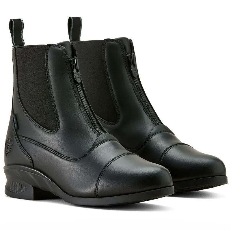 Ariat Heritage Zip Waterproof Womens Paddock Boots - Black-2