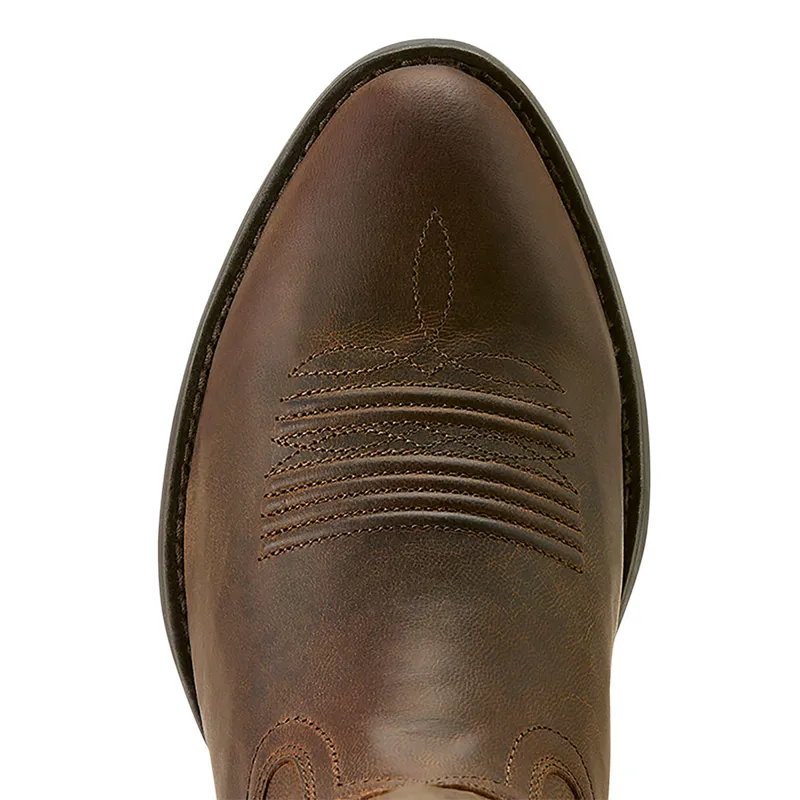 Ariat Heritage R Toe Retro Womens Western Boots - Sassy Brown-1