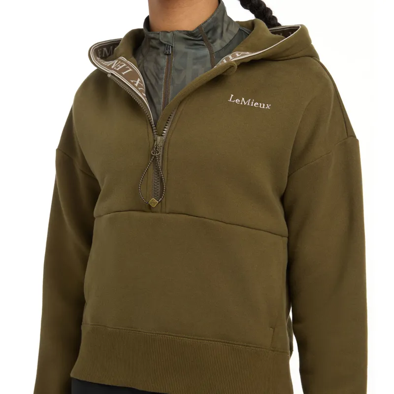 LeMieux Young Rider Hettie Quarter Zip Junior Hoodie - Alpine-6