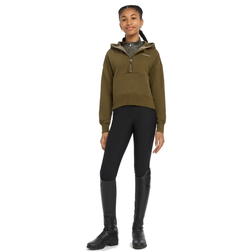 LeMieux Young Rider Hettie Quarter Zip Junior Hoodie - Alpine-5